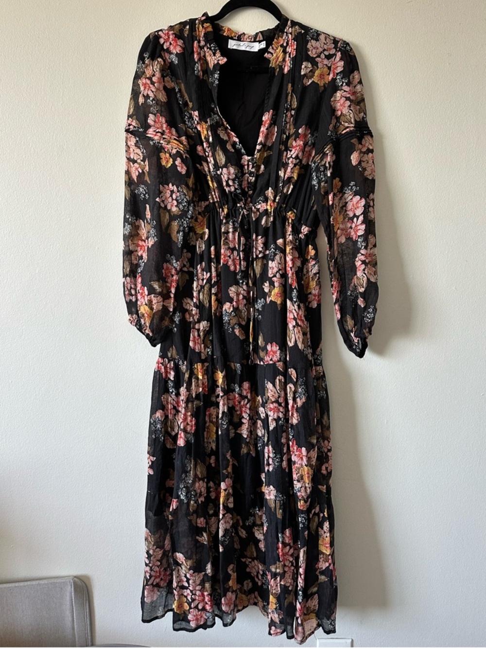 Petal and Pup Maxi Floral Long Sleeve Dress